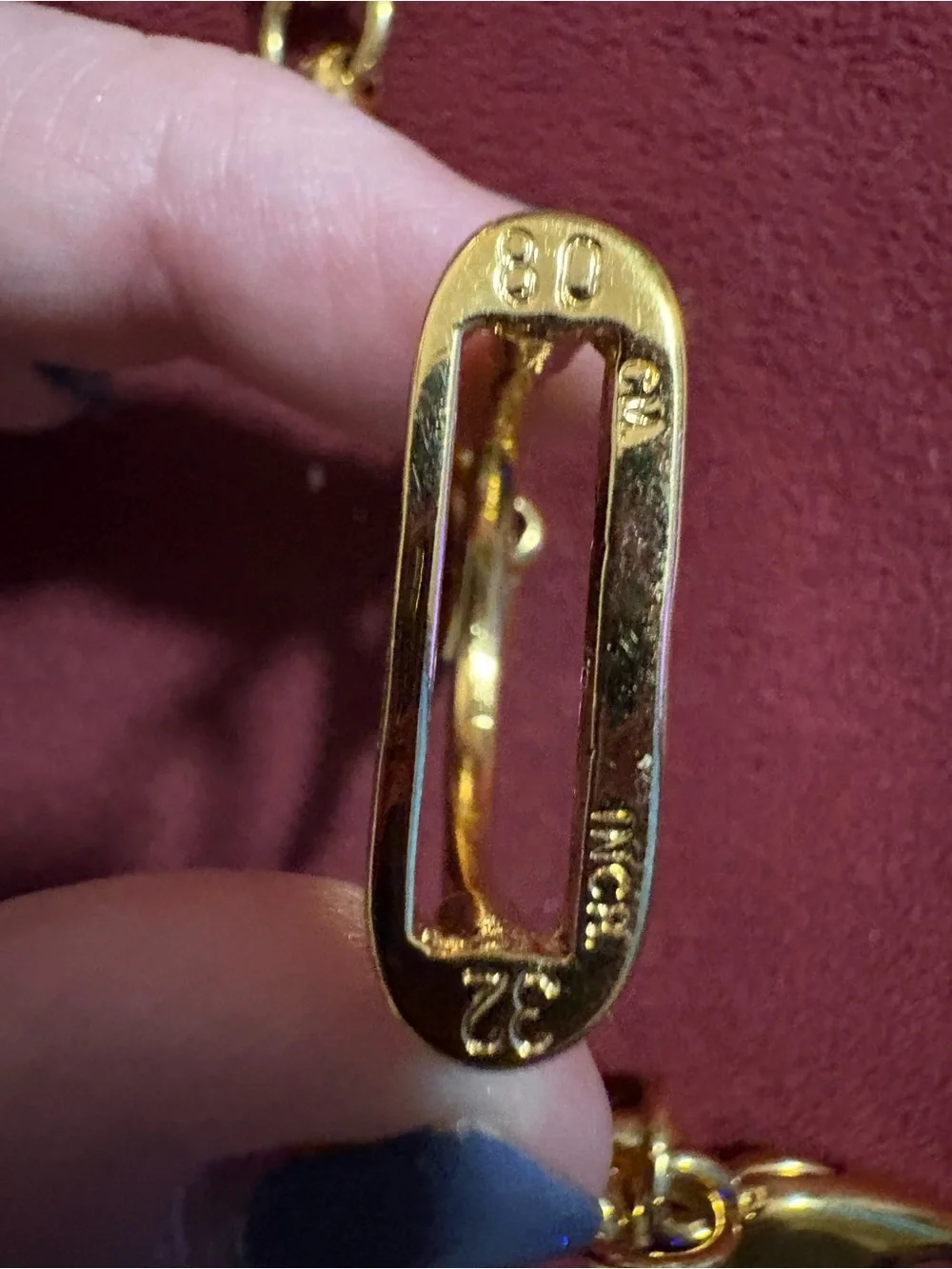 Gucci gold-tone horsebit chain belt